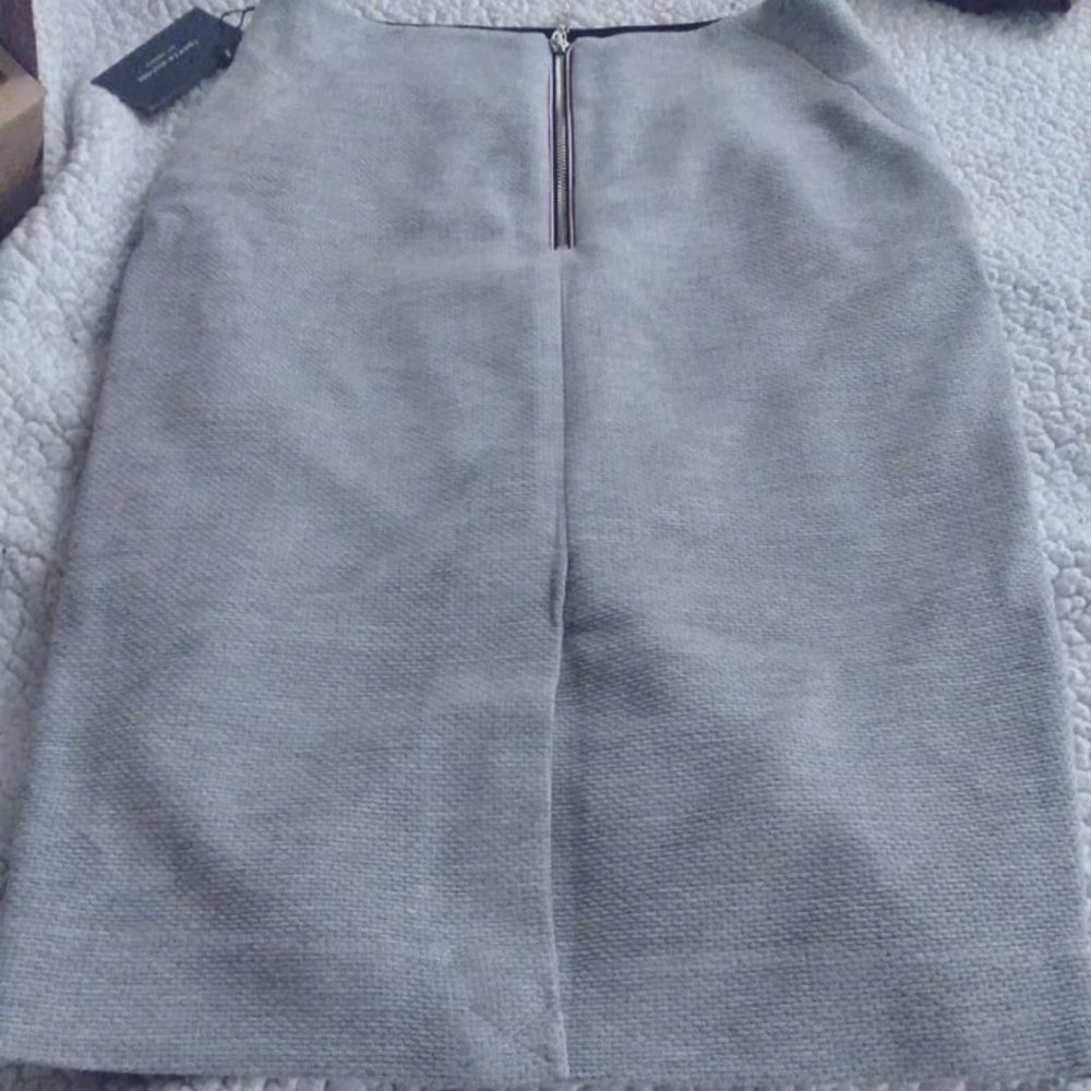 New Tommy Hilfiger Grey Pencil Skirt